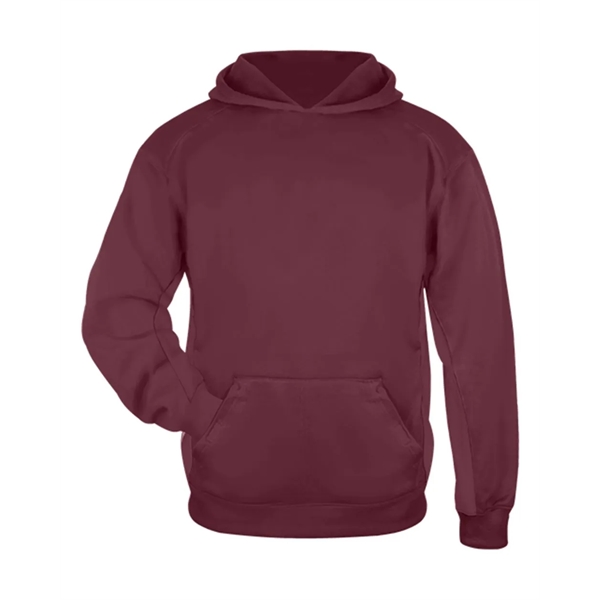 Youth moisture-management pullover hooded sweatshirt. Blank product.... from ASI 84358 S&S Activewear