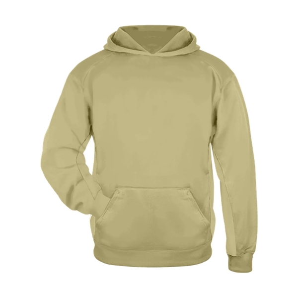 Youth moisture-management pullover hooded sweatshirt. Blank product.... from ASI 84358 S&S Activewear