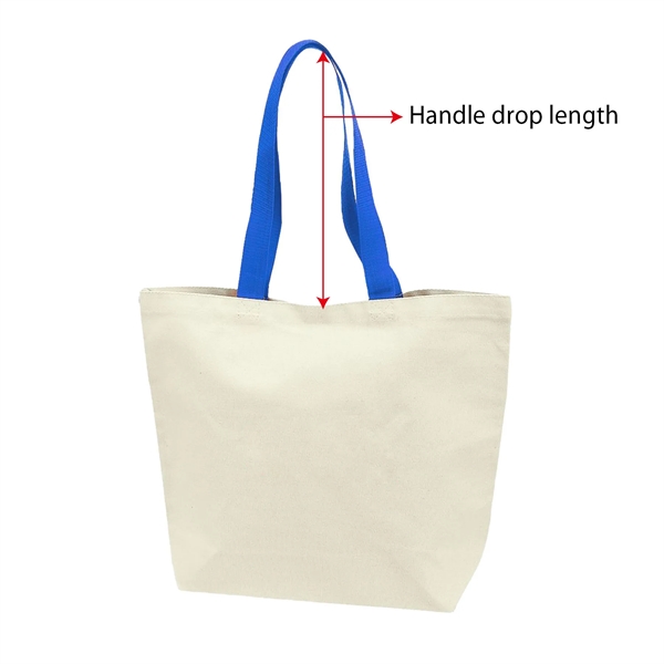 13 oz. Cotton Canvas Tote Bag, Approximate drop handle length: 13... from ASI 41511 Brainchild USA Inc / BrainChild Gift Club
