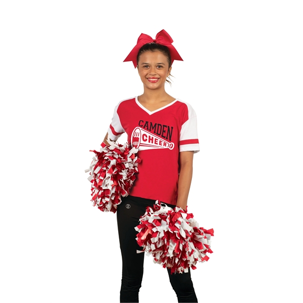 Girls Fanatic 2.0 Tee with dropped tail hem.... from ASI 37461 Augusta Sportswear