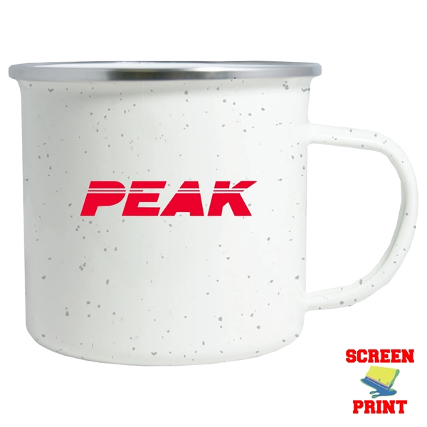 17 oz. Campfire mug; made of premium quality enamel steel... from ASI 80060 VisionUSA