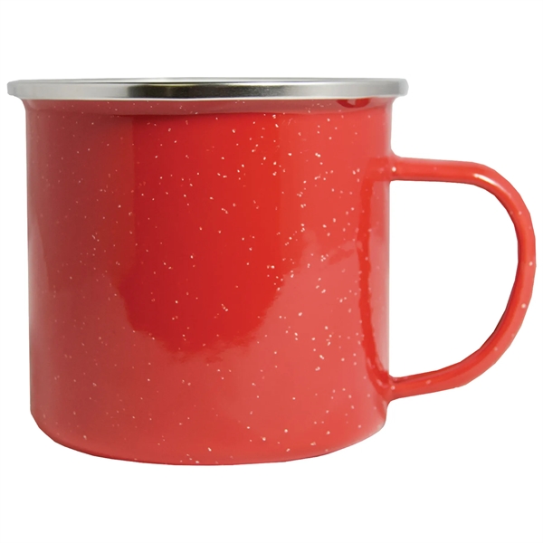 17 oz. Campfire mug; made of premium quality enamel steel... from ASI 80060 VisionUSA