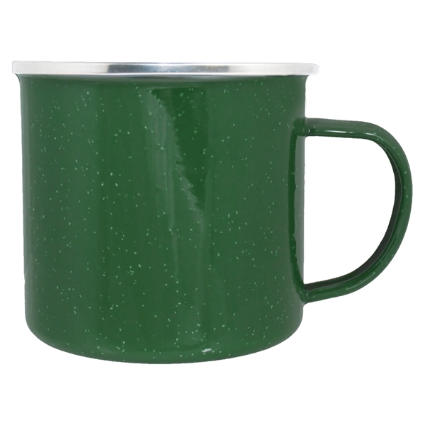 17 oz. Campfire mug; made of premium quality enamel steel... from ASI 80060 VisionUSA