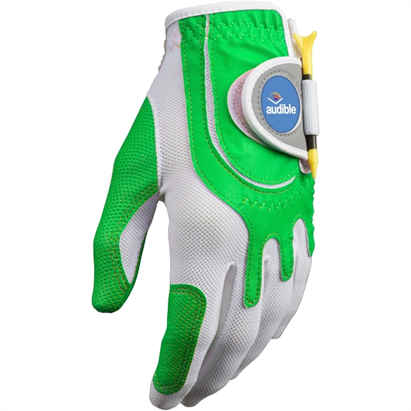 Women's golf glove with a ball marker.... from ASI 57653 Gold Bond