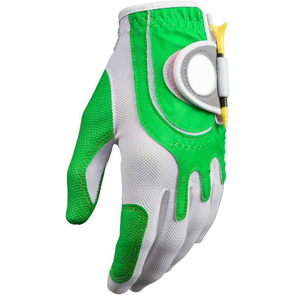 Women's golf glove with a ball marker.... from ASI 57653 Gold Bond