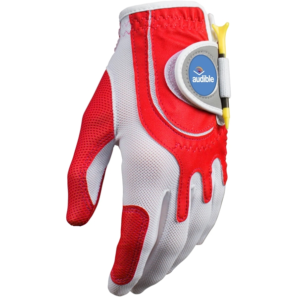 Women's golf glove with a ball marker.... from ASI 57653 Gold Bond