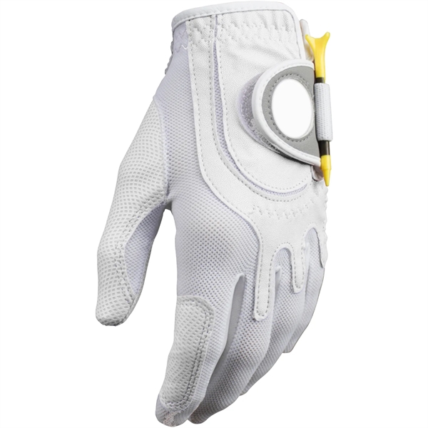 Women's golf glove with a ball marker.... from ASI 57653 Gold Bond