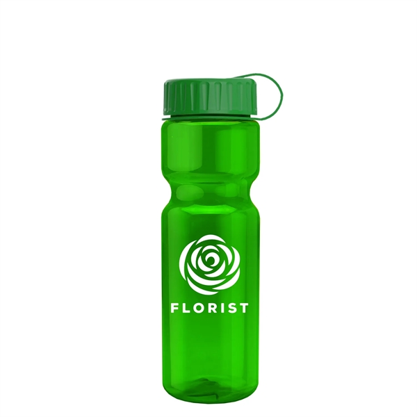 28 oz Transparent Sports Bottle with tethered lid.... from ASI 55990 Garyline