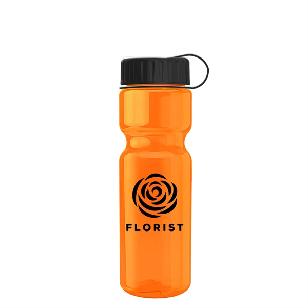 28 oz Transparent Sports Bottle with tethered lid.... from ASI 55990 Garyline