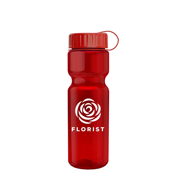 28 oz Transparent Sports Bottle with tethered lid.... from ASI 55990 Garyline