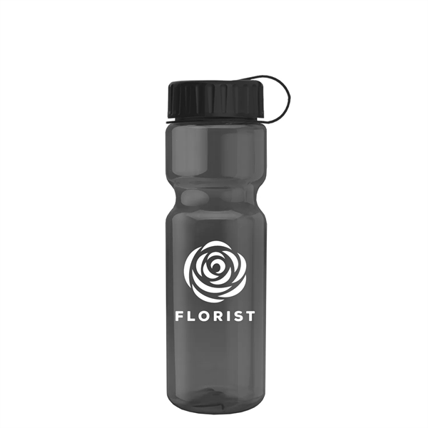 28 oz Transparent Sports Bottle with tethered lid.... from ASI 55990 Garyline