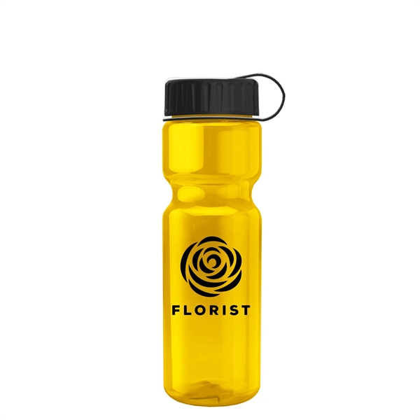 28 oz Transparent Sports Bottle with tethered lid.... from ASI 55990 Garyline