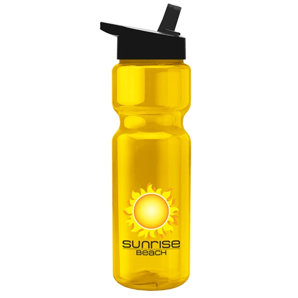 28 oz. Transparent Bottle with Flip Straw Lid - Digital... from ASI 55990 Garyline