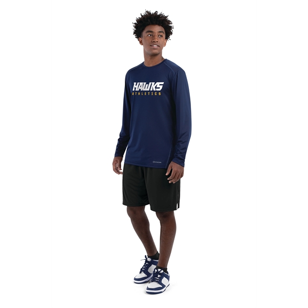 Essential Long Sleeve Tee specially designed to distribute moisture quickly throughout... from ASI 37461 Augusta Sportswear / Holloway Sportswear