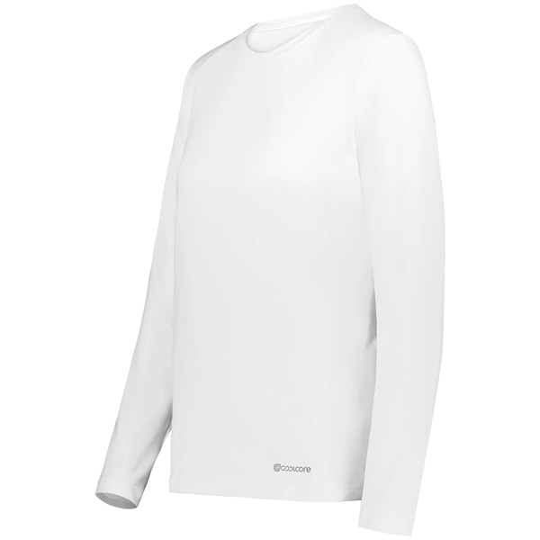 Ladies Essential Long Sleeve Tee Powered by Coolcore® is designed to... from ASI 37461 Augusta Sportswear / Holloway Sportswear