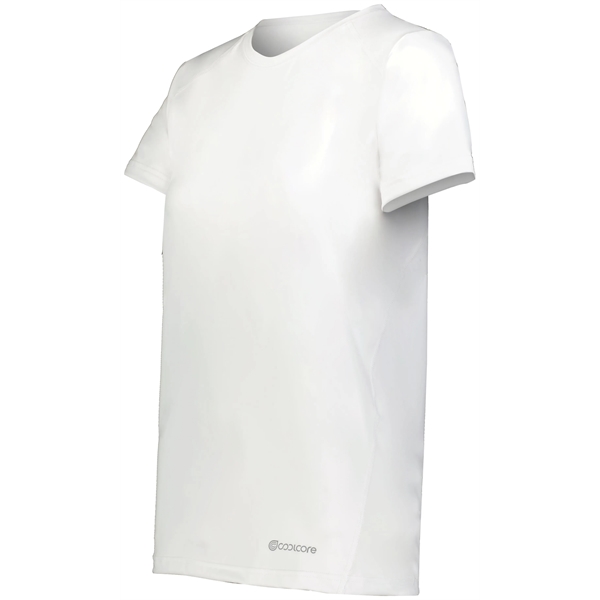 Ladies Essential Tee distributes moisture throughout the body and provides UPF... from ASI 37461 Augusta Sportswear / Holloway Sportswear