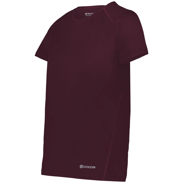 Ladies Essential Tee distributes moisture throughout the body and provides UPF... from ASI 37461 Augusta Sportswear / Holloway Sportswear