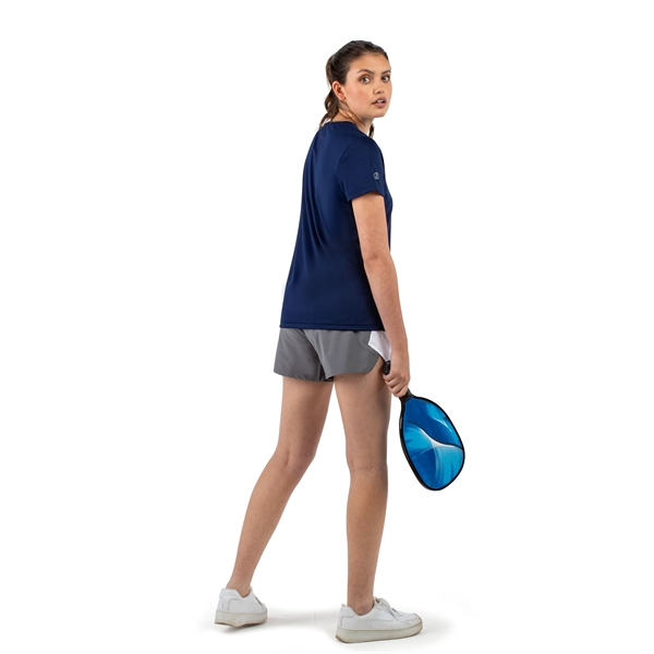 Ladies Essential Tee distributes moisture throughout the body and provides UPF... from ASI 37461 Augusta Sportswear / Holloway Sportswear