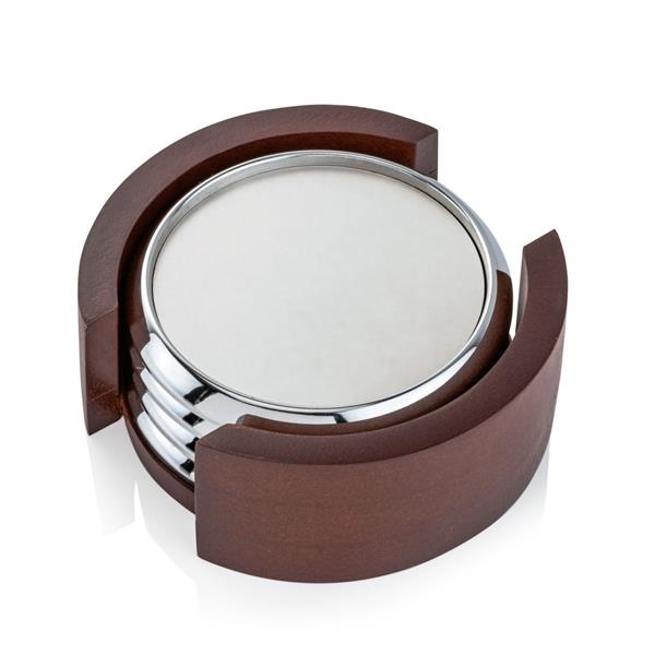 Our exquisite Danville VividPrint™ Coaster on Colfax Base is the perfect... from ASI 84592 St Regis Group / St Regis Crystal