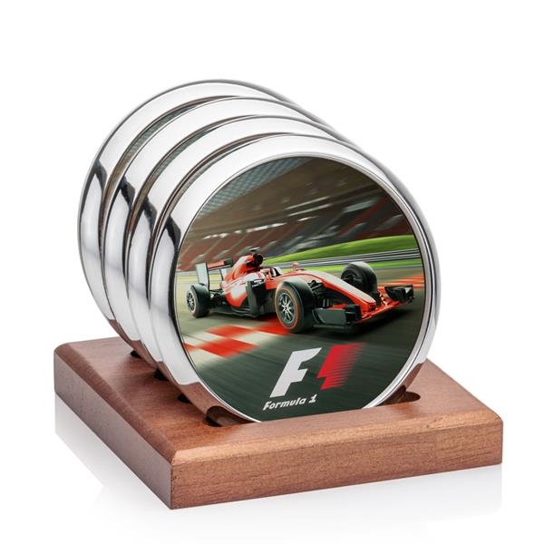 Our exquisite Danville VividPrint™ Coaster on Porterfield Base is the perfect... from ASI 84592 St Regis Group / St Regis Crystal