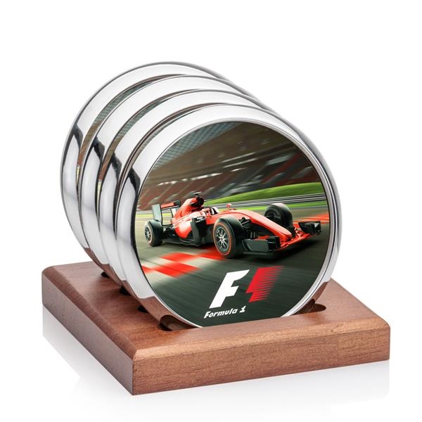 Our exquisite Danville VividPrint™ Coaster on Porterfield Base is the perfect... from ASI 84592 St Regis Group / St Regis Crystal