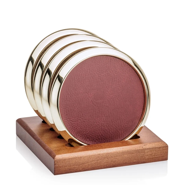 Our exquisite Danville Coaster on Porterfield Base is the perfect blend... from ASI 84592 St Regis Group