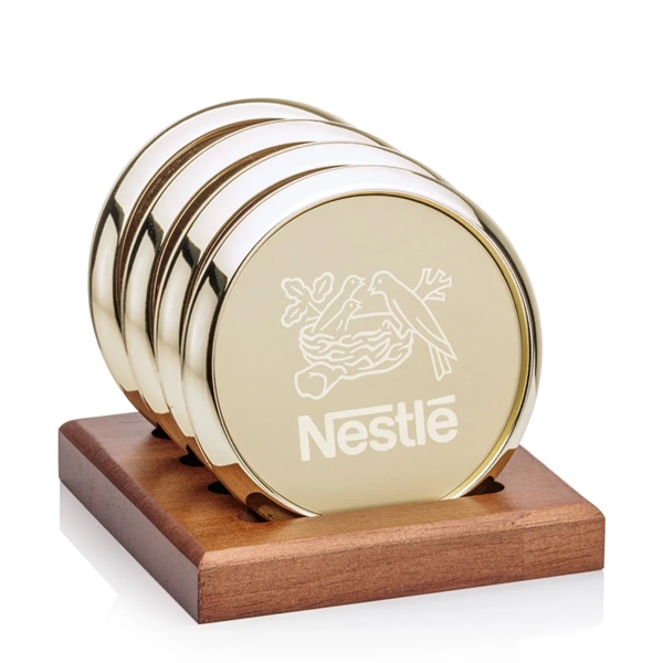 Our exquisite Danville Coaster on Porterfield Base is the perfect blend... from ASI 84592 St Regis Group