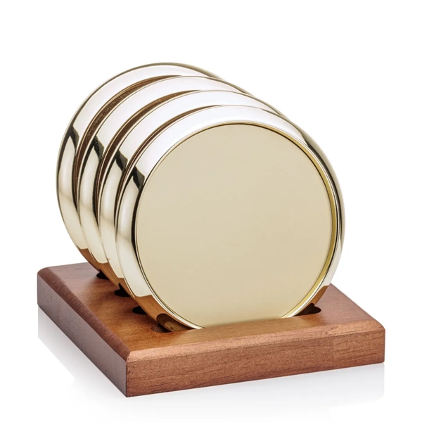 Our exquisite Danville Coaster on Porterfield Base is the perfect blend... from ASI 84592 St Regis Group