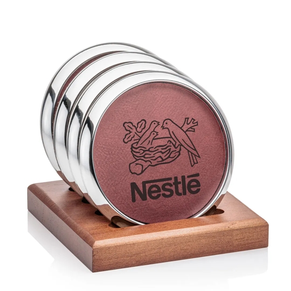 Our exquisite Danville Coaster on Porterfield Base is the perfect blend... from ASI 84592 St Regis Group