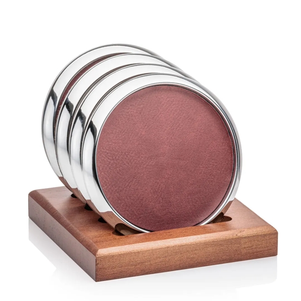 Our exquisite Danville Coaster on Porterfield Base is the perfect blend... from ASI 84592 St Regis Group