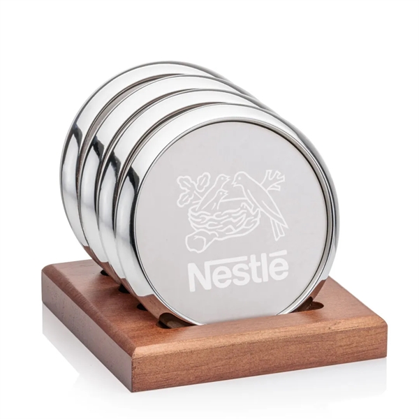 Our exquisite Danville Coaster on Porterfield Base is the perfect blend... from ASI 84592 St Regis Group