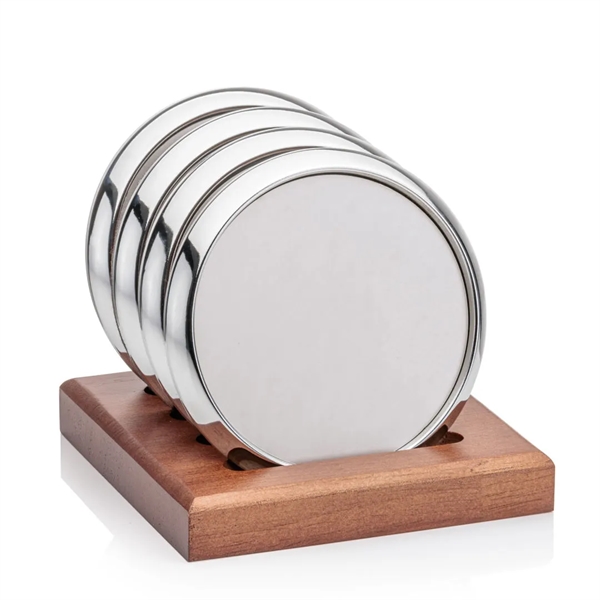 Our exquisite Danville Coaster on Porterfield Base is the perfect blend... from ASI 84592 St Regis Group