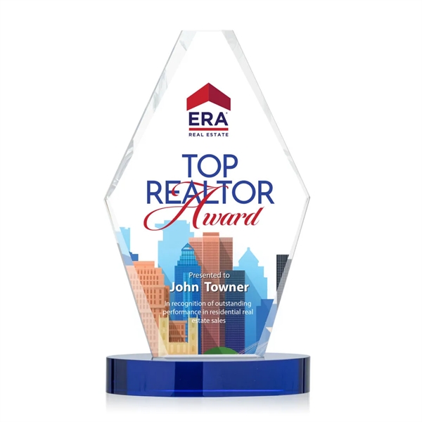 The Starfire Crystal Redding VividPrint™ Award takes on a beautiful hexagonal... from ASI 84592 St Regis Group / St Regis