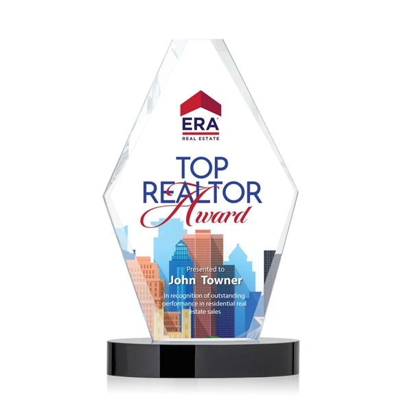 The Starfire Crystal Redding VividPrint™ Award takes on a beautiful hexagonal... from ASI 84592 St Regis Group / St Regis