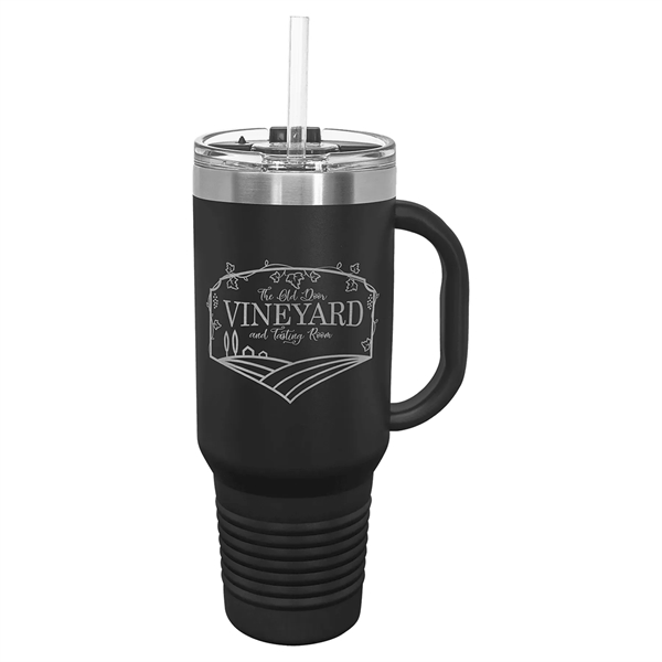 Polar Camel 40 oz. Travel Mug with Handle, Straw Included... from ASI 72657 Active Life Promo / Apres Ski Active Life