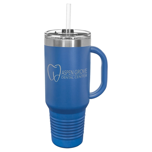 Polar Camel 40 oz. Travel Mug with Handle, Straw Included... from ASI 72657 Active Life Promo / Apres Ski Active Life