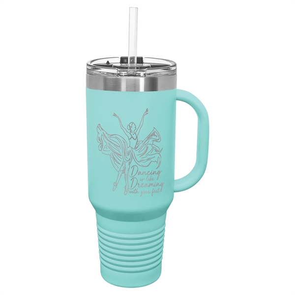 Polar Camel 40 oz. Travel Mug with Handle, Straw Included... from ASI 72657 Active Life Promo / Apres Ski Active Life