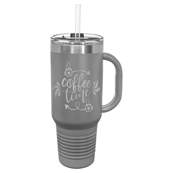 Polar Camel 40 oz. Travel Mug with Handle, Straw Included... from ASI 72657 Active Life Promo / Apres Ski Active Life