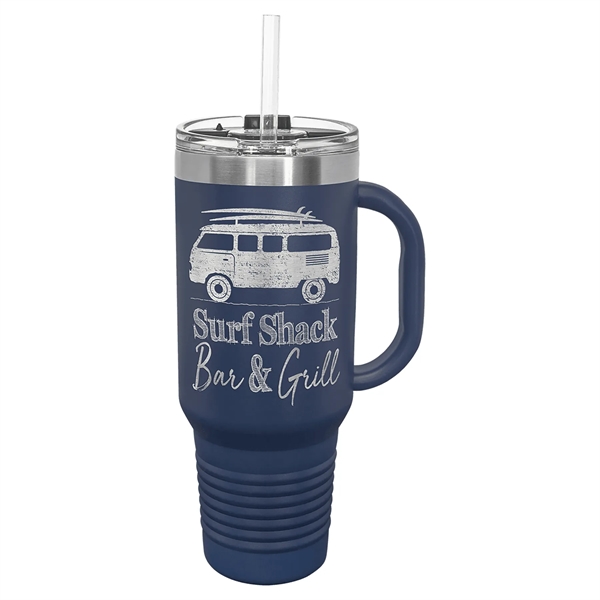 Polar Camel 40 oz. Travel Mug with Handle, Straw Included... from ASI 72657 Active Life Promo / Apres Ski Active Life
