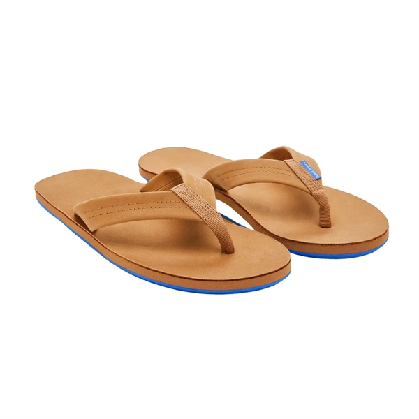 Men's flip-flops with arch support, memory foam footbeds and boat-safe outsoles.... from ASI 61125 Hit Promotional Products