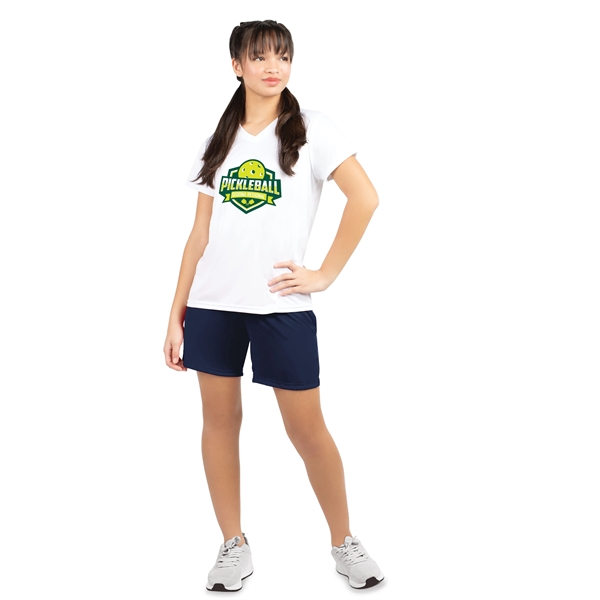 Ladies' Momentum Shorts with 100% polyester.... from ASI 37461 Augusta Sportswear / Holloway Sportswear