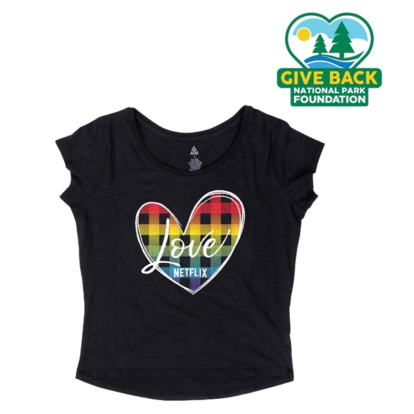 ACE Pride Ladies' Slub Scoop Neck T-Shirt... from ASI 44900 NC Custom (CI/Lanco) / ACE USA