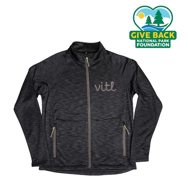 Men's Full Zip Space Dye Track Jacket... from ASI 44900 NC Custom (CI/Lanco) / Lanco ACE USA