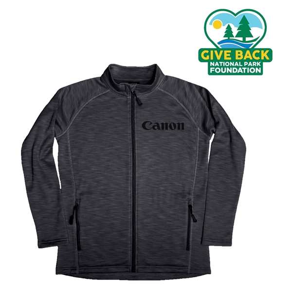 Ladies' Full Zip Space Dye Track Jacket... from ASI 44900 NC Custom (CI/Lanco) / ACE USA