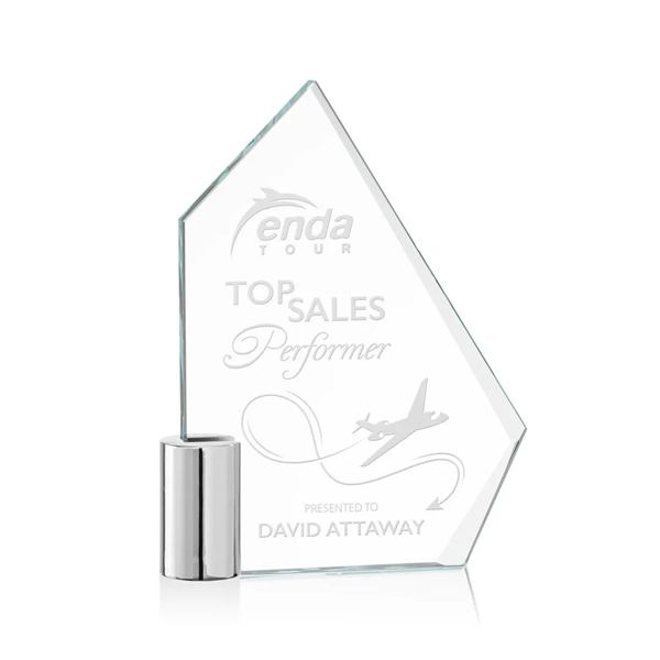 The Starfire Crystal Lawton Award features a tapered bevel along the... from ASI 84592 St Regis Group / St Regis