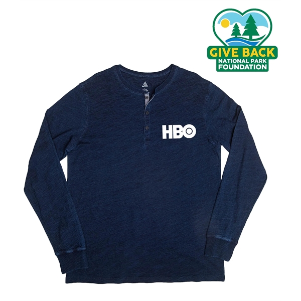 Indigo Henley Shirt... from ASI 44900 NC Custom (CI/Lanco) / ACE USA