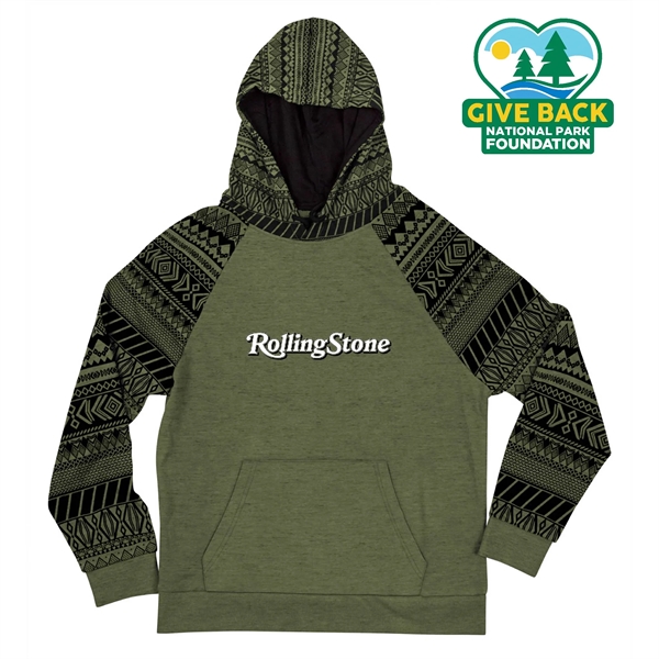 Adult Pattern Blocked Cotton Hoodie... from ASI 44900 NC Custom (CI/Lanco) / ACE USA