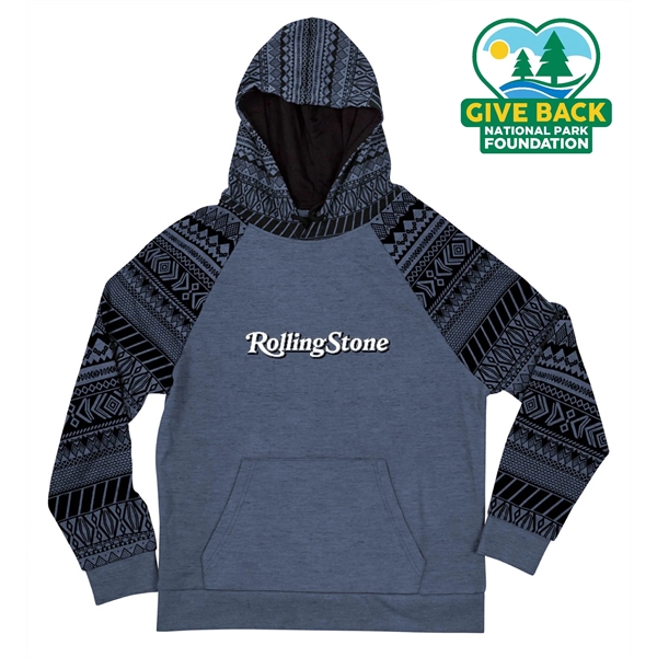 Adult Pattern Blocked Cotton Hoodie... from ASI 44900 NC Custom (CI/Lanco) / ACE USA