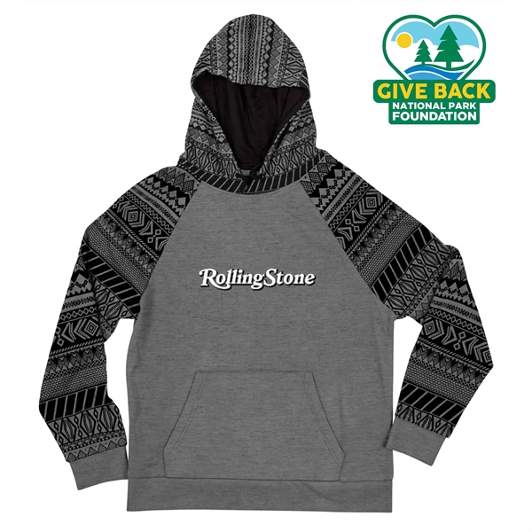 Adult Pattern Blocked Cotton Hoodie... from ASI 44900 NC Custom (CI/Lanco) / ACE USA