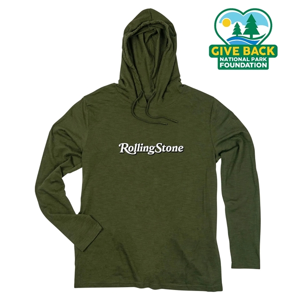 Adult Adult Long Sleeve Slub Hooded T-Shirt... from ASI 44900 NC Custom (CI/Lanco) / ACE USA